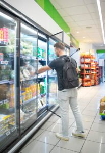 sobre Noel Supermercados.Verduras y productos congelados